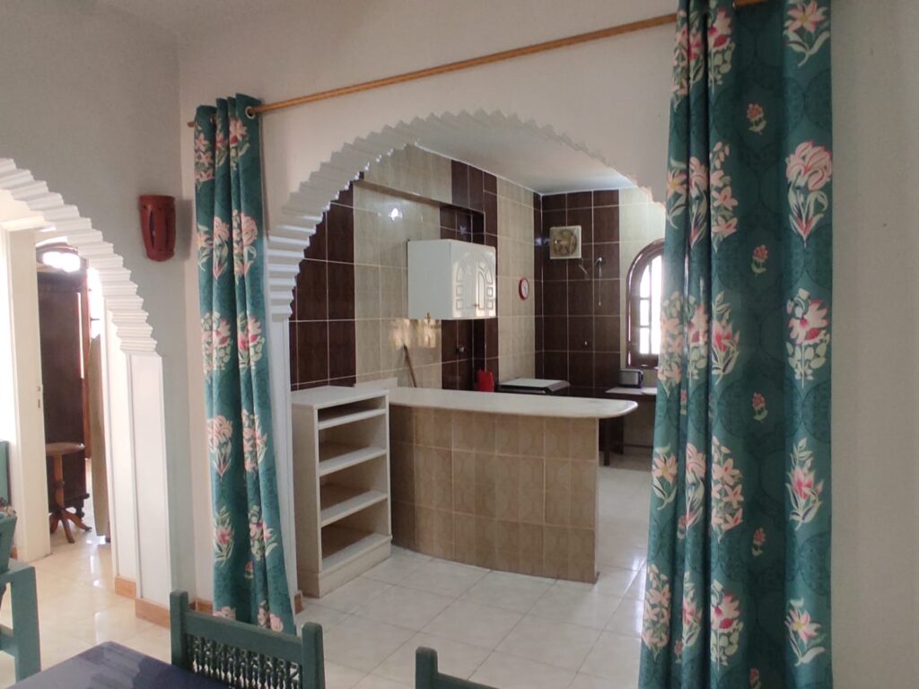 Two bedroom apartment front Nile for rent in Luxor