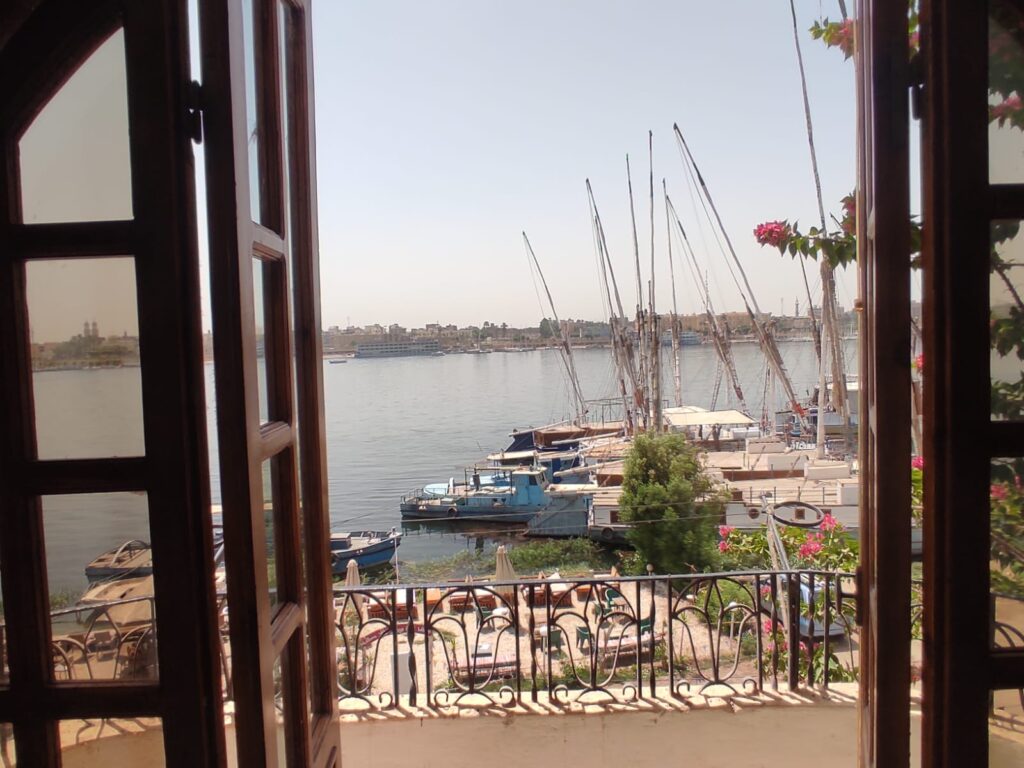 Two bedroom apartment front Nile for rent in Luxor