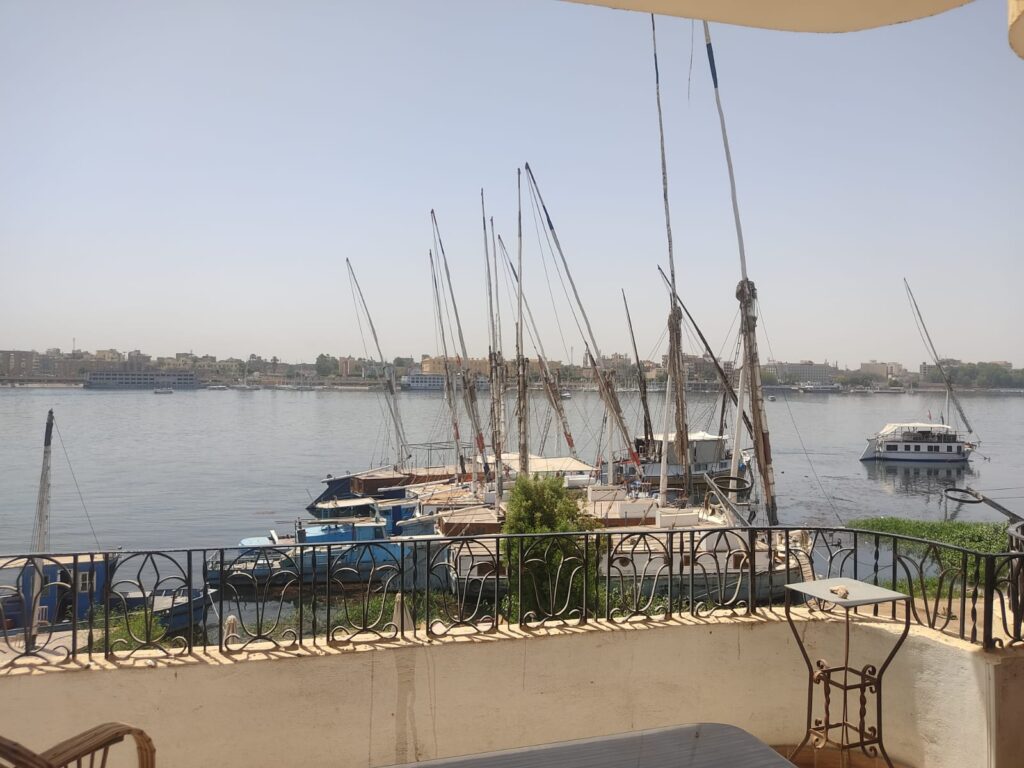 Two bedroom apartment front Nile for rent in Luxor