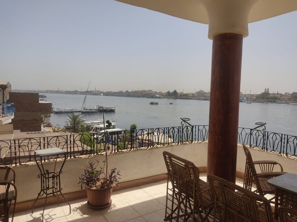 Two bedroom apartment front Nile for rent in Luxor