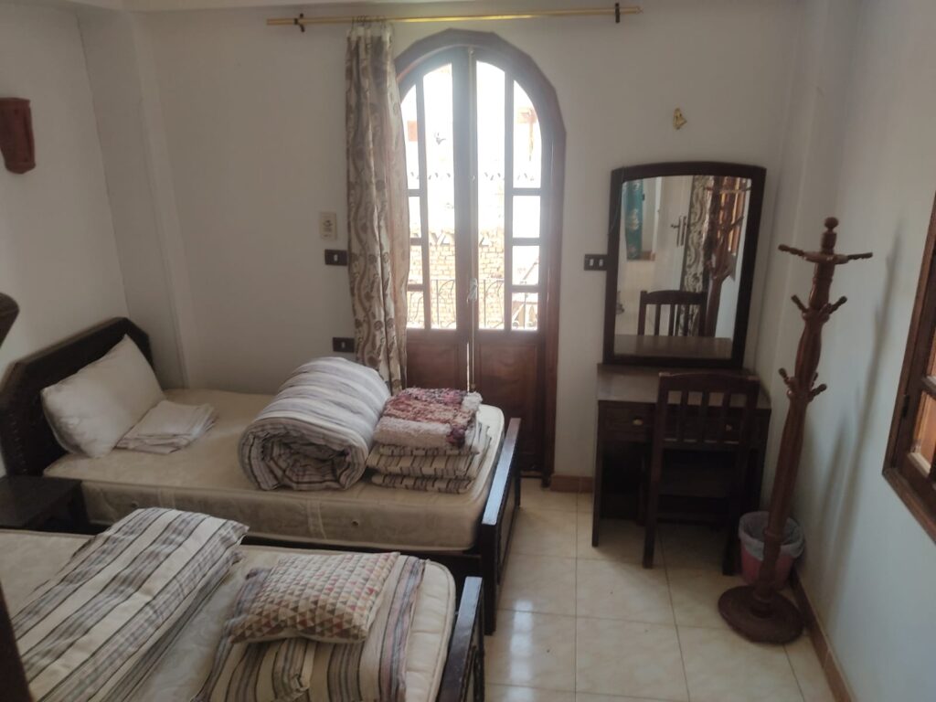 Two bedroom apartment front Nile for rent in Luxor