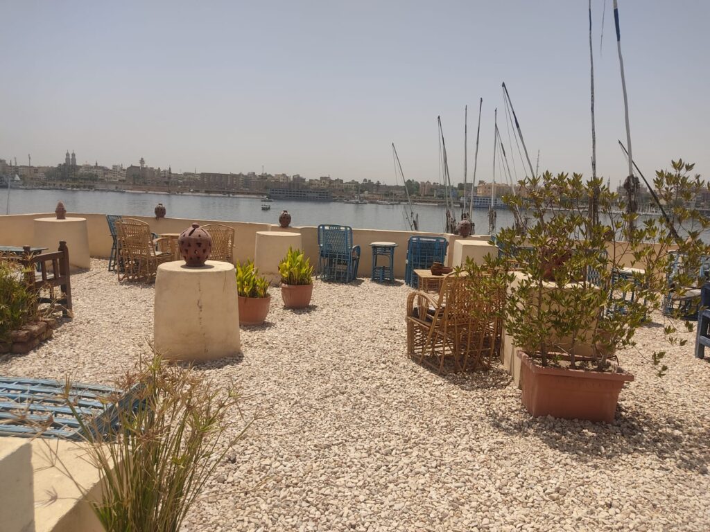 Two bedroom apartment front Nile for rent in Luxor