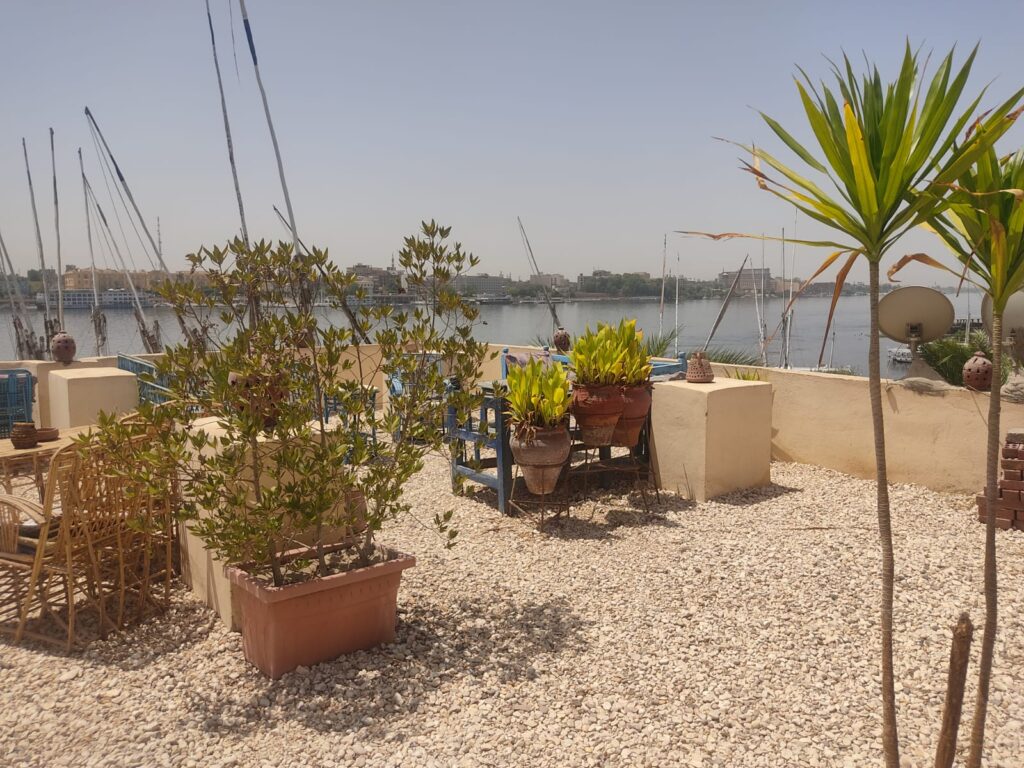 Two bedroom apartment front Nile for rent in Luxor