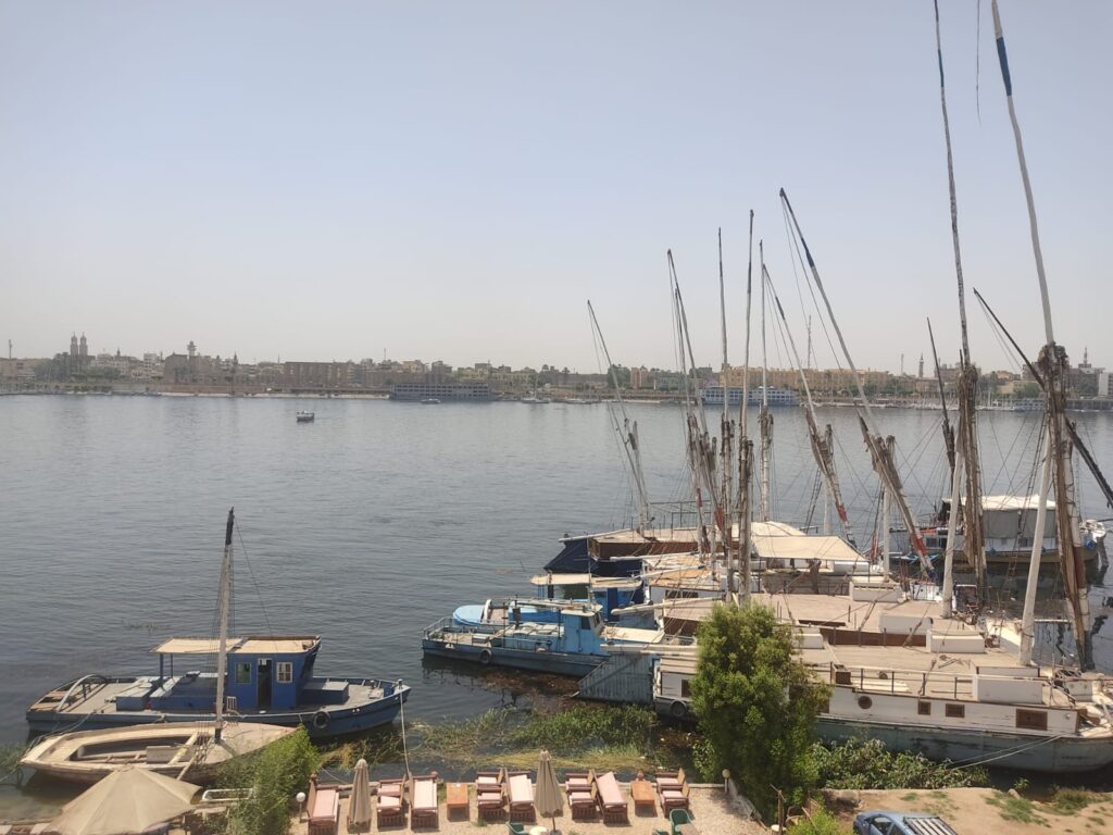 Two bedroom apartment front Nile for rent in Luxor